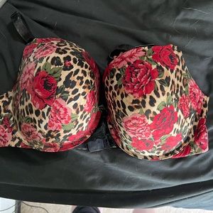 Torrid Cheetah and Floral Bra